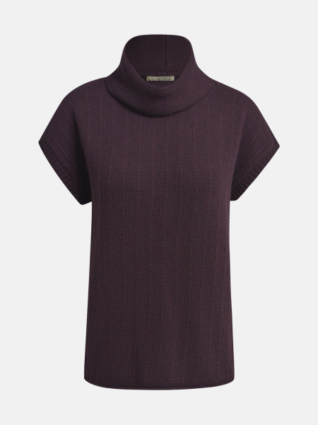 SMITH & SOUL Damen Kurzarmpullover, pflaume