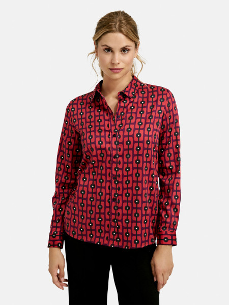 MILANO ITALY Damen Bluse, rot