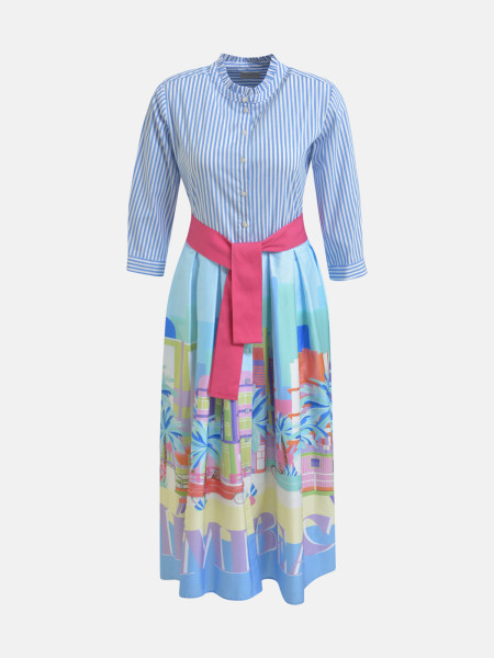 MILANO ITALY Damen Kleid, hellblau