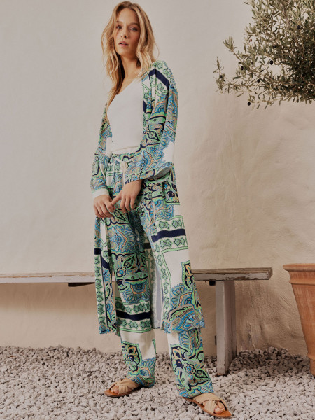 SMITH & SOUL Damen Kimono, grün